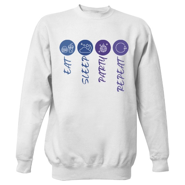 Eat, sleep, party, repeat