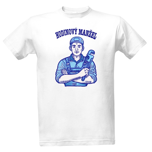 Hodinový manžel kreslený