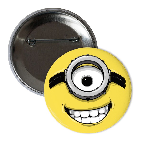 Minion smiling face