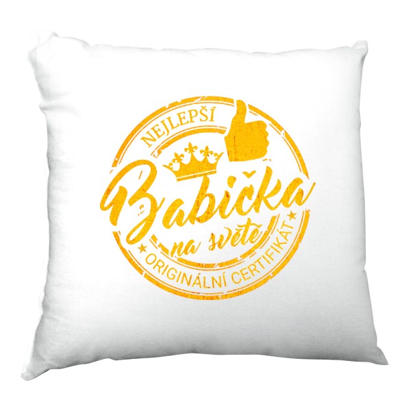 Nejlepší babička-polštář