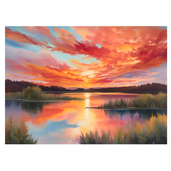 The magic of the setting sun